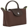 4DDE2D53-1DF0-BC7F-CF28-97B72F015BD8 Le Pliage Green Pouch with handle