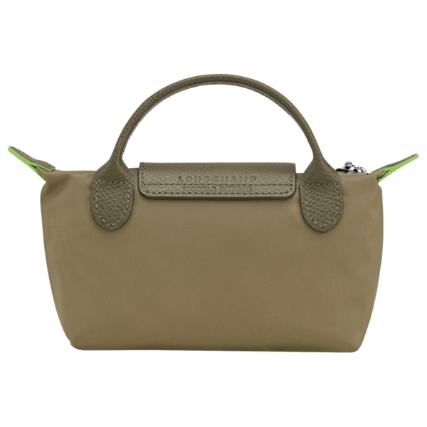 5493C8CD-EAC5-BBF5-4BA3-DAC7DF425AFB Le Pliage Green Pouch with handle