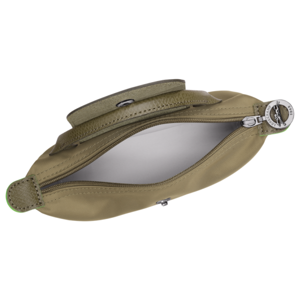 6683F4FE-1C0B-2726-8730-5BD6B14504A8 Le Pliage Green Pouch with handle
