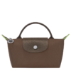 Le Pliage Green Pouch with handle