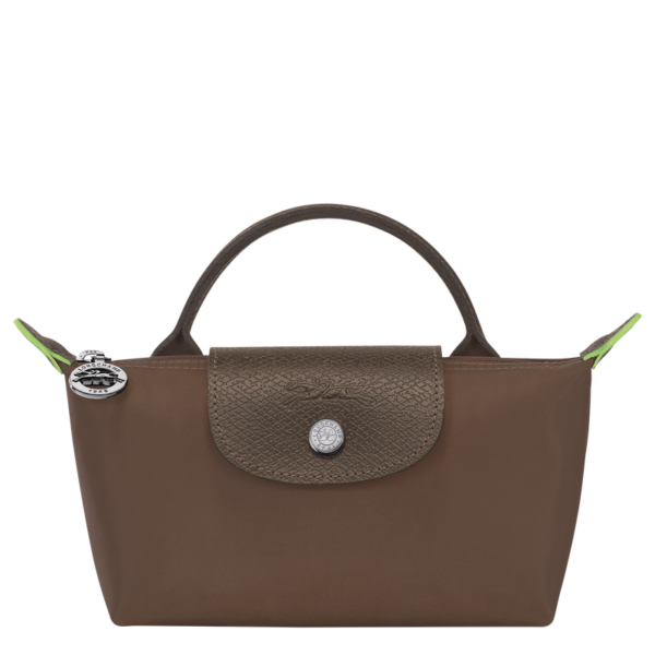 Le Pliage Green Pouch with handle