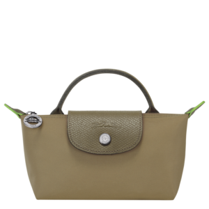 Le Pliage Green Pouch with handle