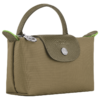 B6F0ED80-7442-B293-F472-90C4075CED50 Le Pliage Green Pouch with handle