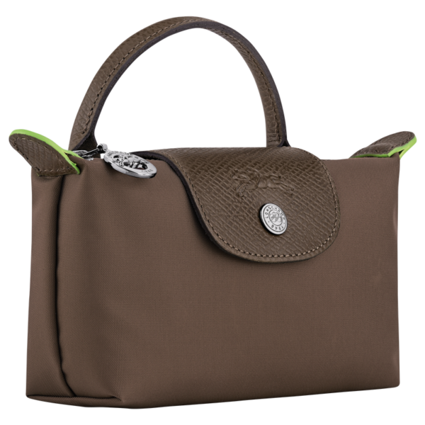 Le Pliage Green Pouch with handle
